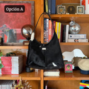 Hobo Bag Minos - Negro