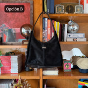 Hobo Bag Minos - Negro