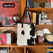 Tote Bag Minos - Blanco y Negro