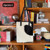 Tote Bag Minos - Blanco y Negro