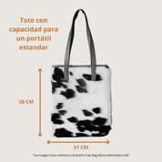 Tote Bag Minos - Blanco y Negro