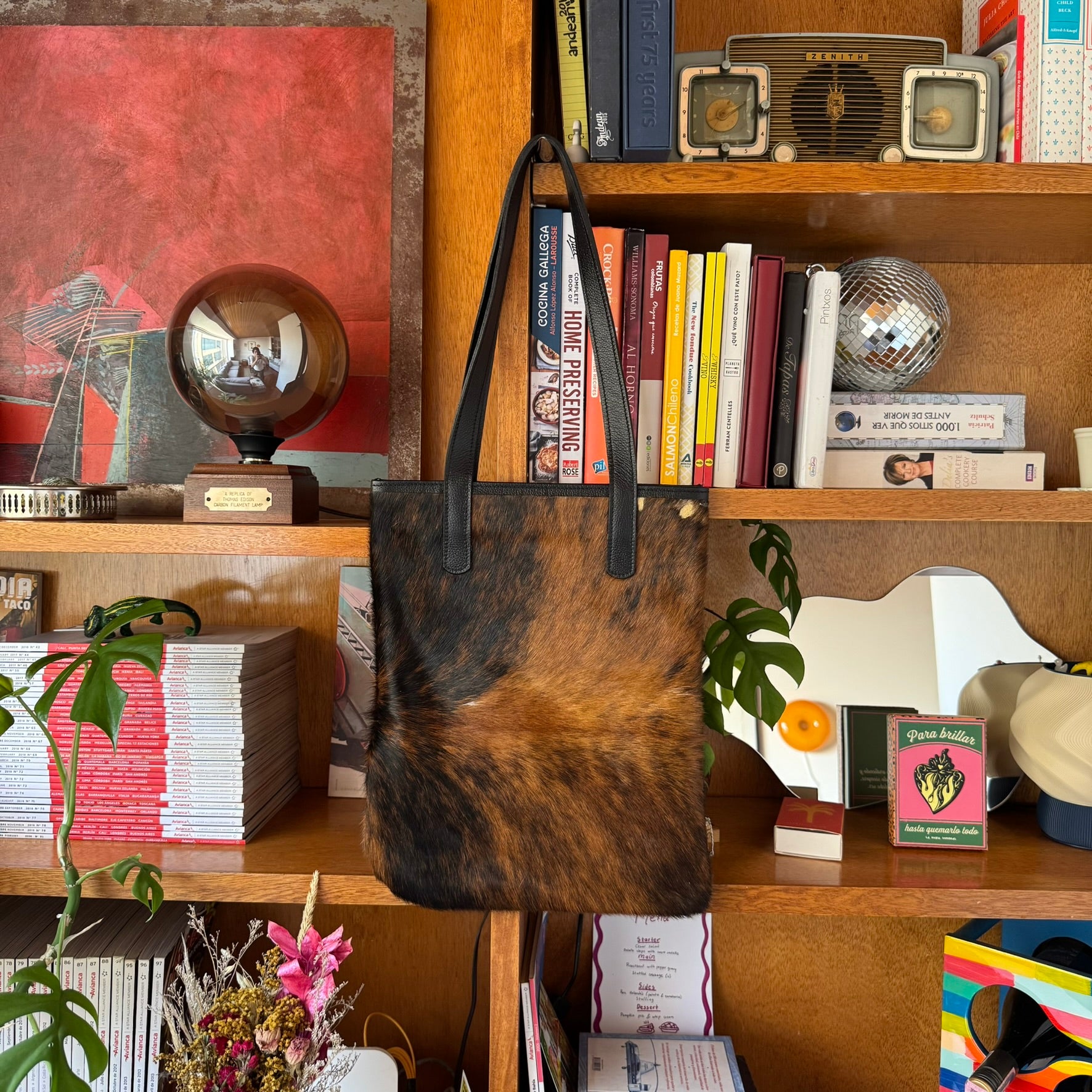 Tote Bag Minos - Jaspeado Café