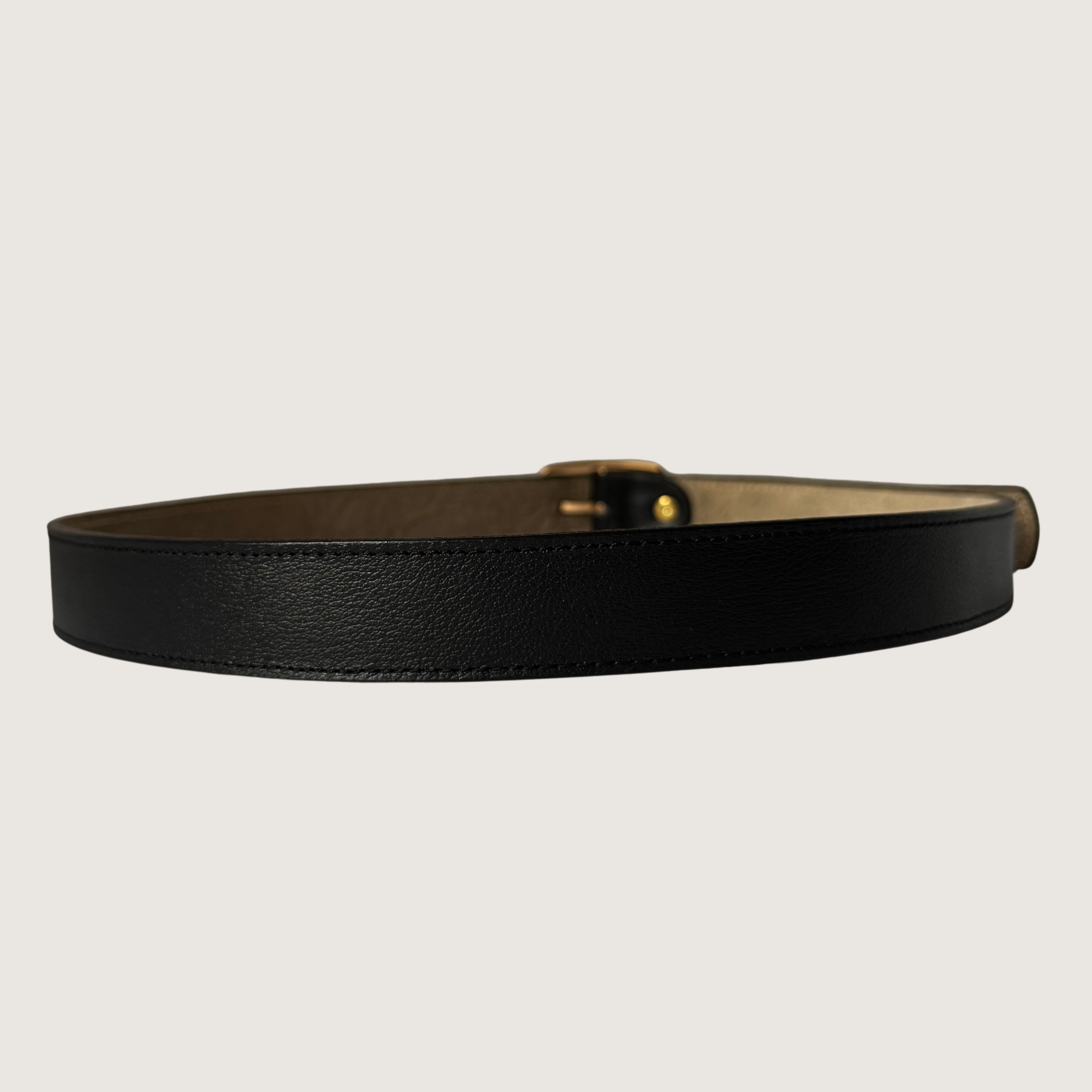 Cinturón de Cuero Clásico - Negro